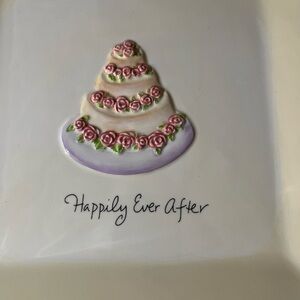 Happily Ever After Cake Plate